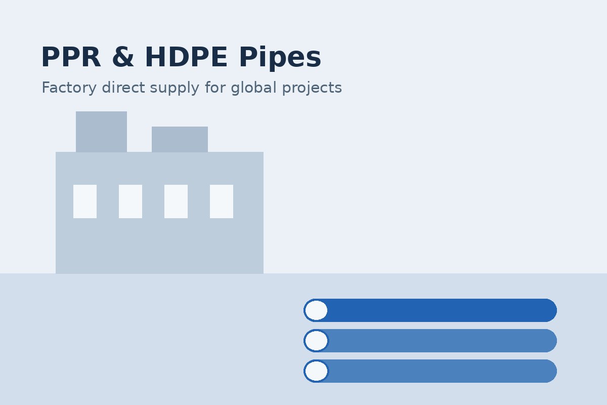 PPR and HDPE pipes manufacturer in China